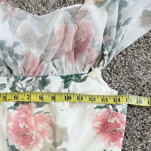 Anthropologie Yumi Kim Pink and Orange Sleeveless Maxi Sundress XS - Picture 6 of 9